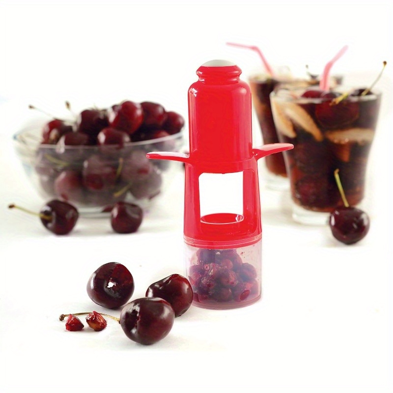 Kitchen Gadgets Useful - أداة إزالة بذور الكرز الإبداعية، أداة