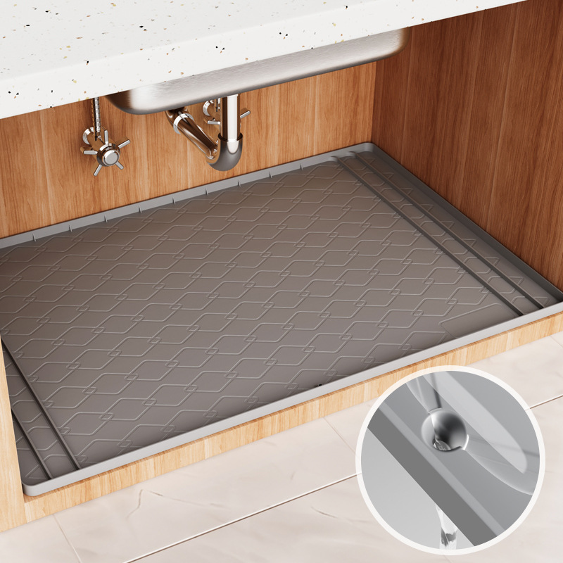 Kitchen Gadgets Cabinet - حصيرة سيليكون تحت الحوض، أدوات أساسية