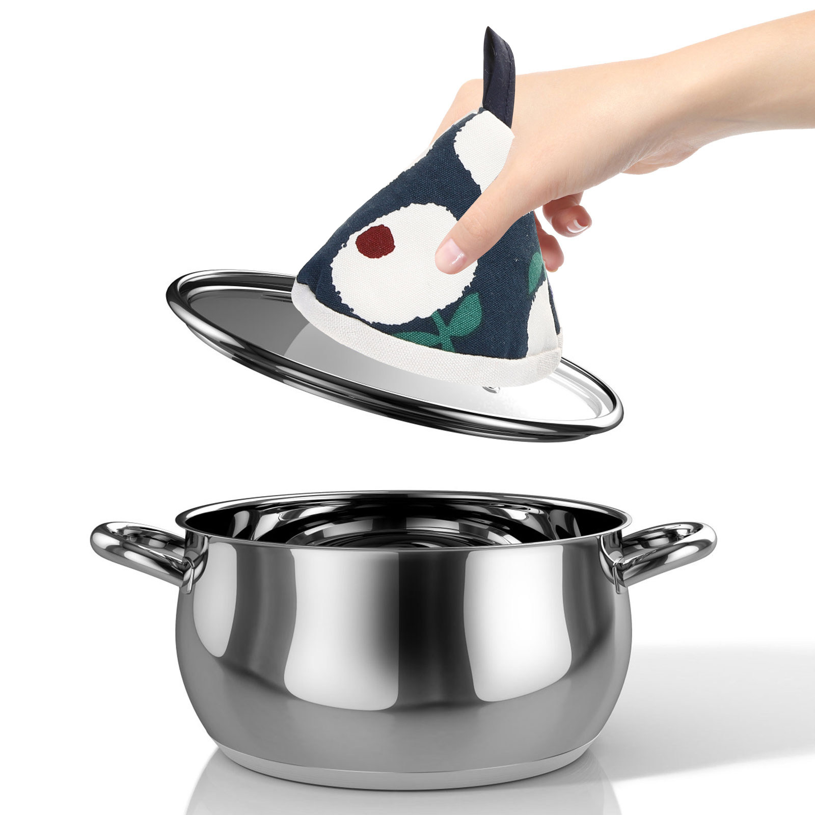 Kitchen Gadgets Gift Ideas - 4 قطع من مقابض أغطية الأواني