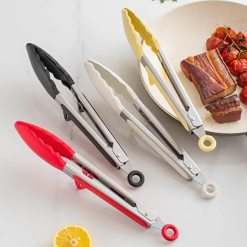 Kitchen Gadgets Under $10 - مشبك طهي من السيليكون مانع للإنزلاق