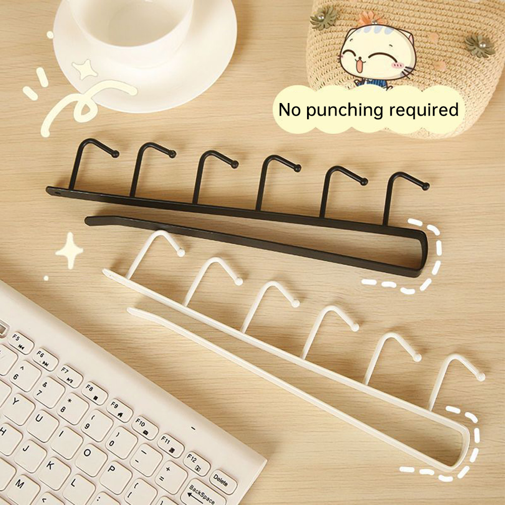 Kitchen Gadgets Cabinet - حامل أكواب معدني جديد يثبت تحت