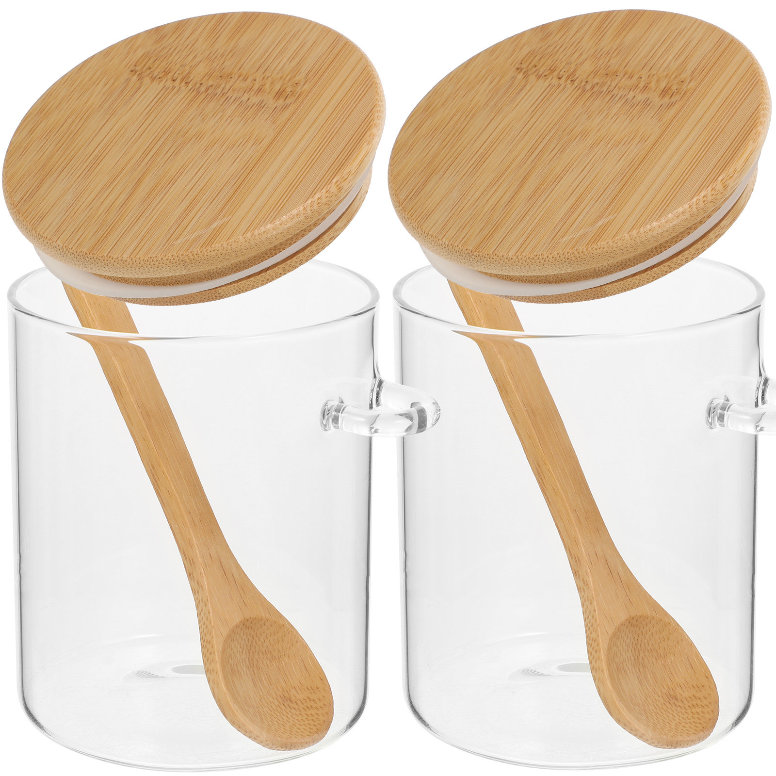 Food Storage Containers - قطعتان من حاويات تخزين الدقيق والسكر،