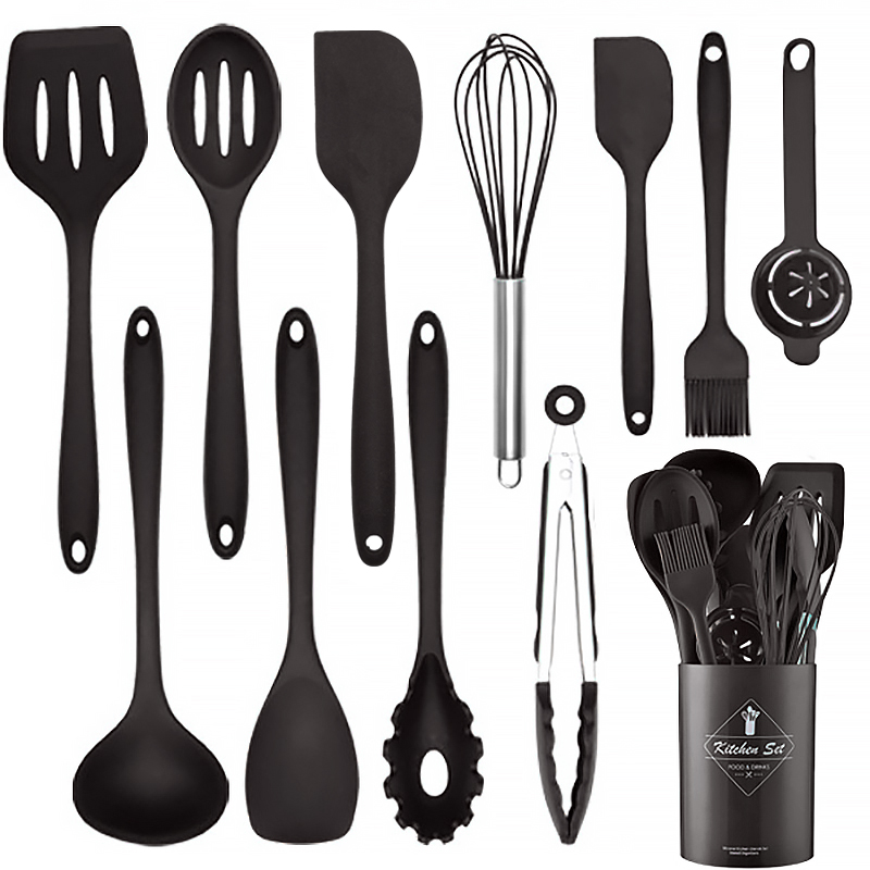 Kitchen Gadgets Under $10 - 12 قطعة سيليكون أواني الطبخ غير