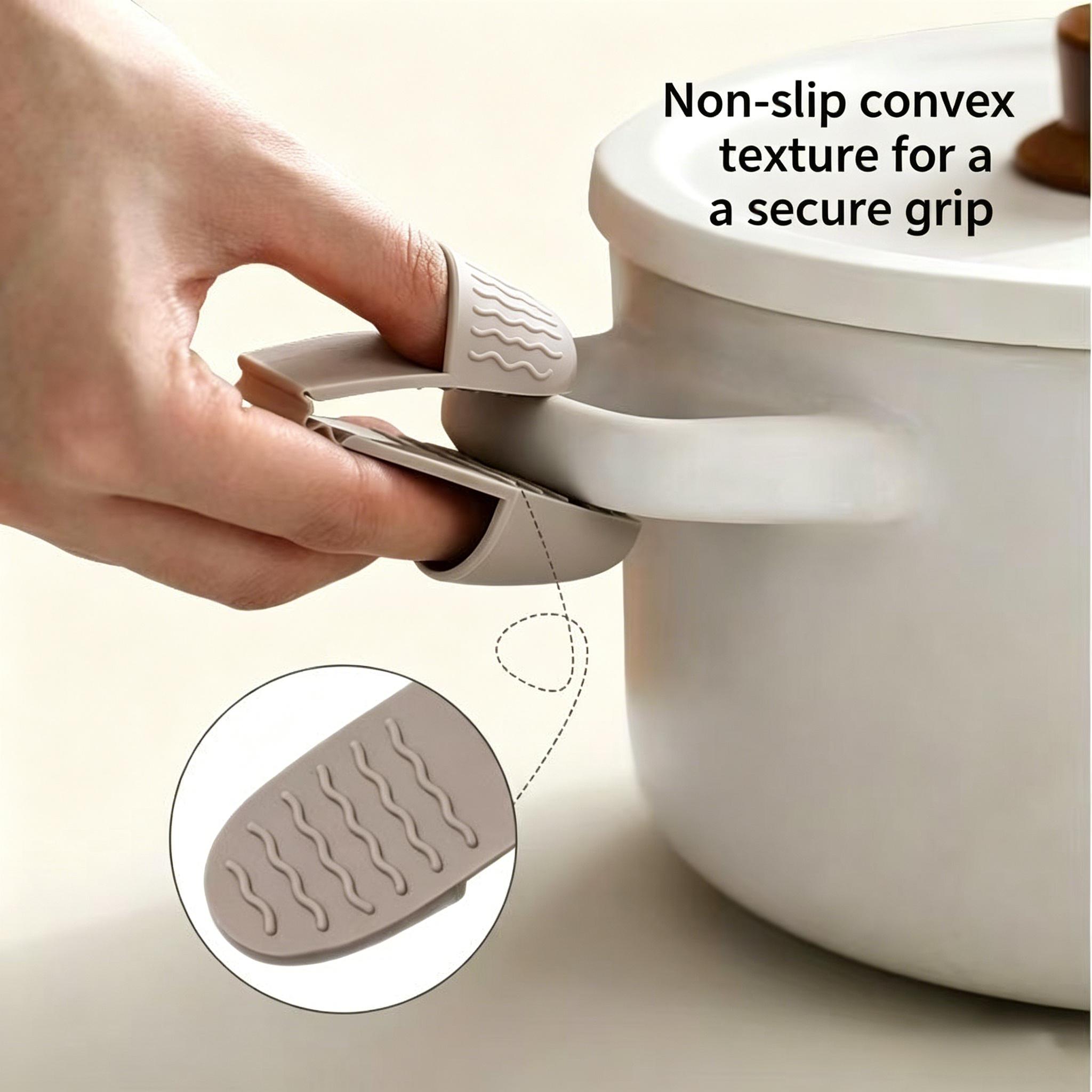 Kitchen Gadgets Built In - قفازات طهي سيليكون مضادة للانزلاق، قفازات