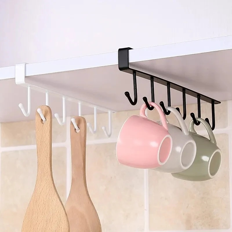 Kitchen Gadgets Cabinet - 6 هوك فنجان القهوة القدح حامل