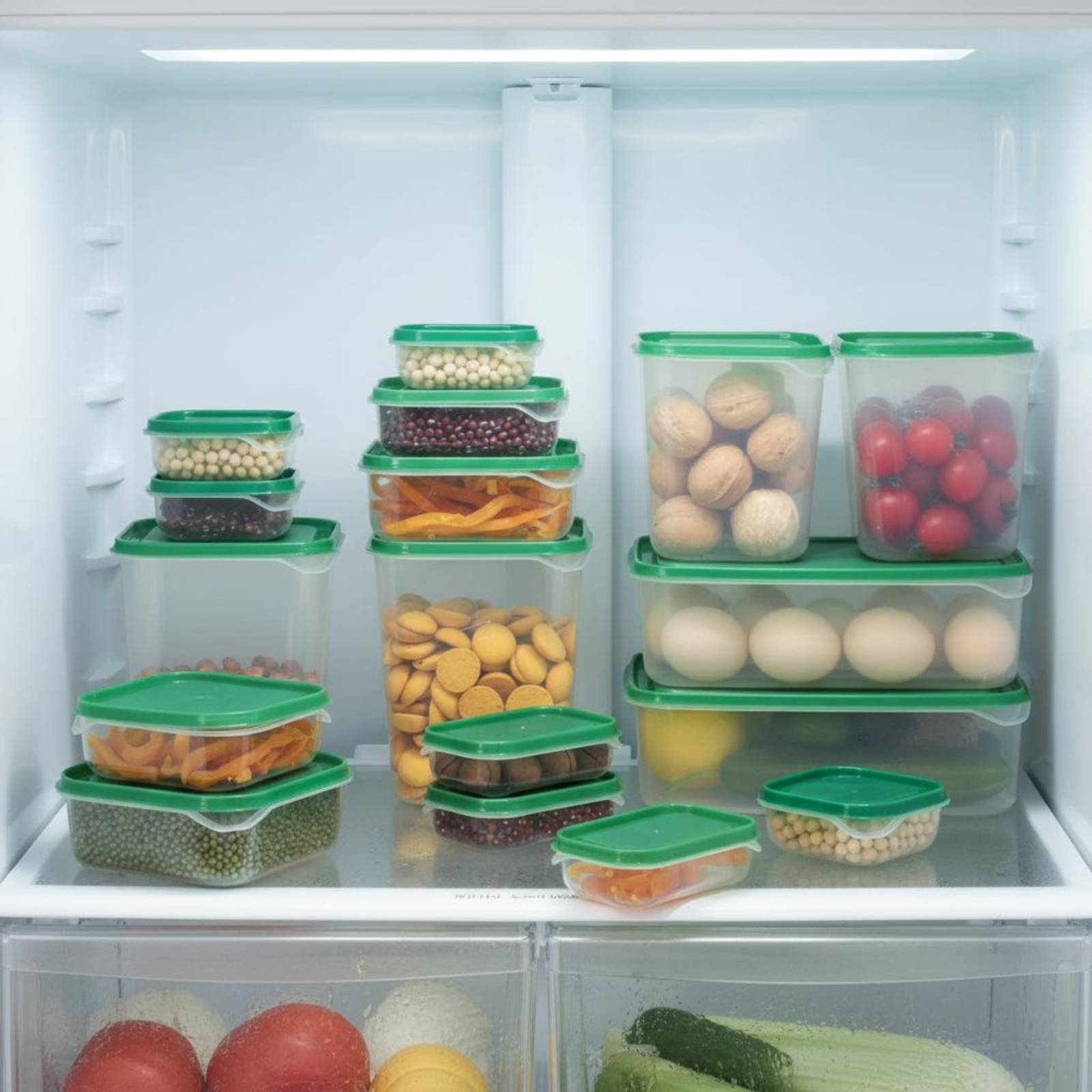 مجموعة من 17 قطعة لتخزين الطعا - مراجعة Food Storage Containers وسعره