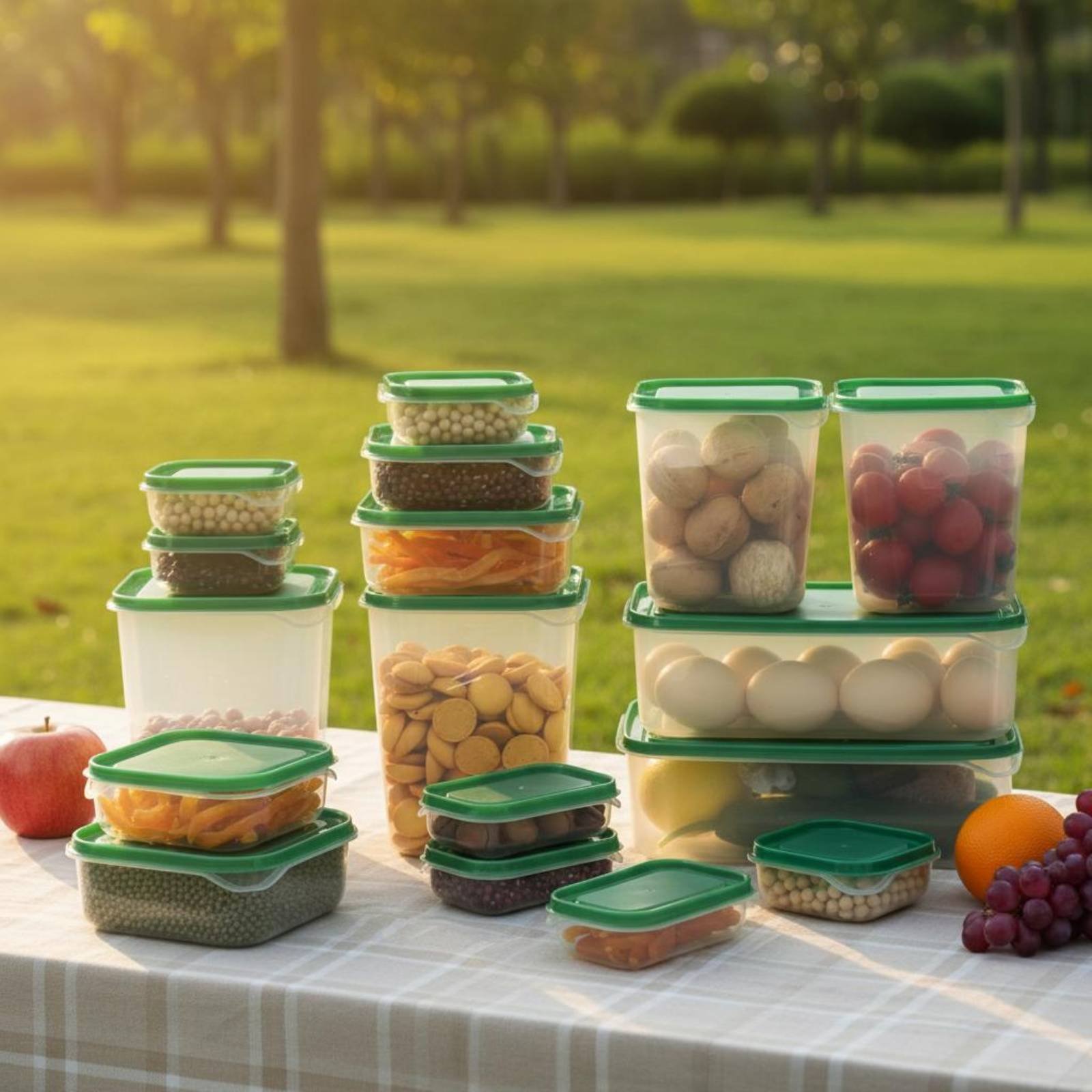 مجموعة من 17 قطعة لتخزين الطعا - مراجعة Food Storage Containers وسعره