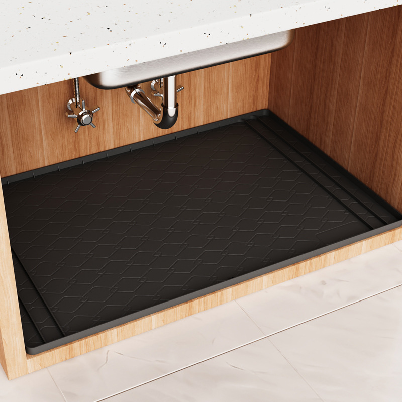 حصيرة سيليكون تحت الحوض، أدوات - مراجعة Kitchen Gadgets Cabinet وسعره