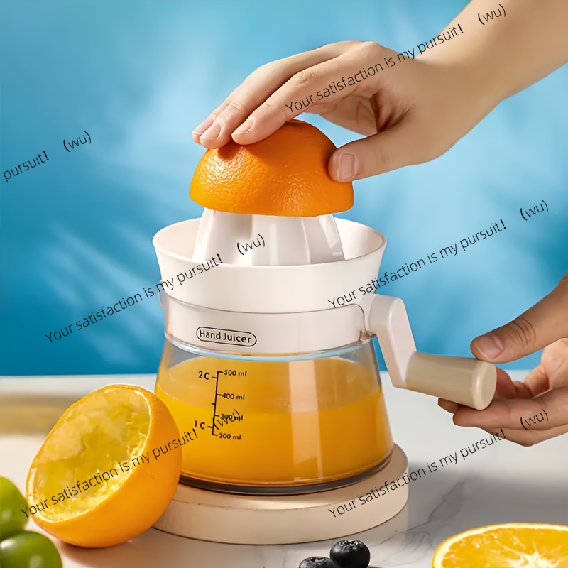 عصارة يدوية مع مقياس مدمج، عصا - مراجعة Kitchen Gadgets Built In وسعره