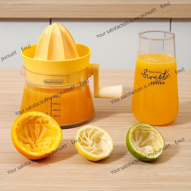 عصارة يدوية مع مقياس مدمج، عصا - مراجعة Kitchen Gadgets Built In وسعره