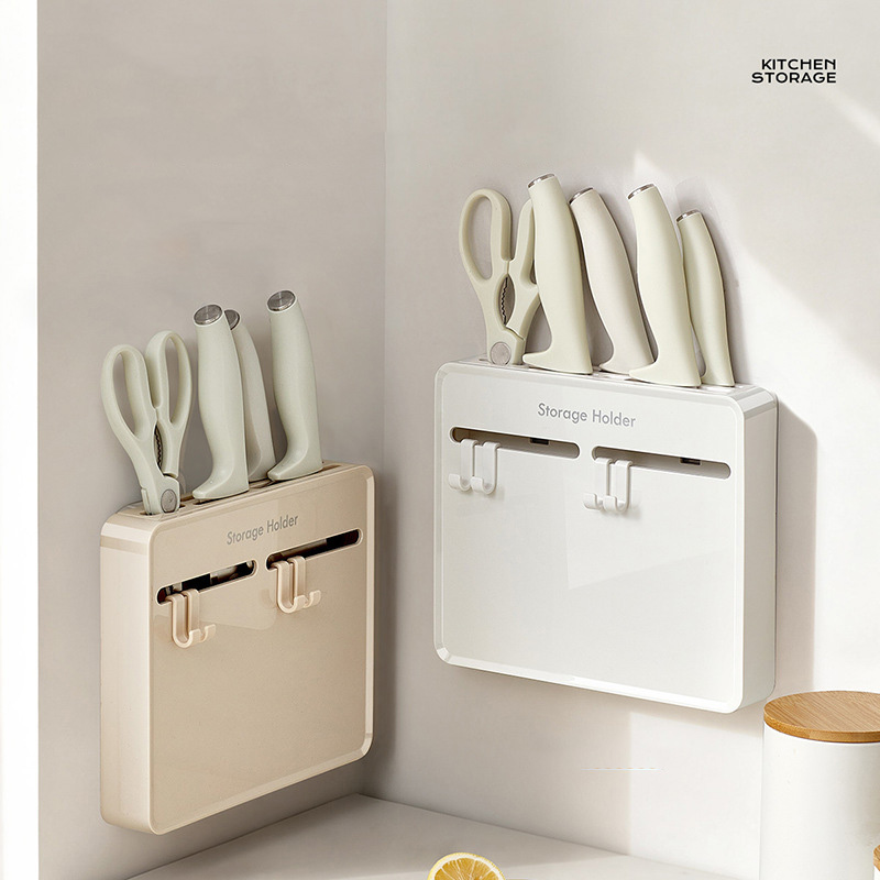 حامل سكاكين المطبخ بدون مثقاب، - مراجعة Kitchen Gadgets Cabinet وسعره