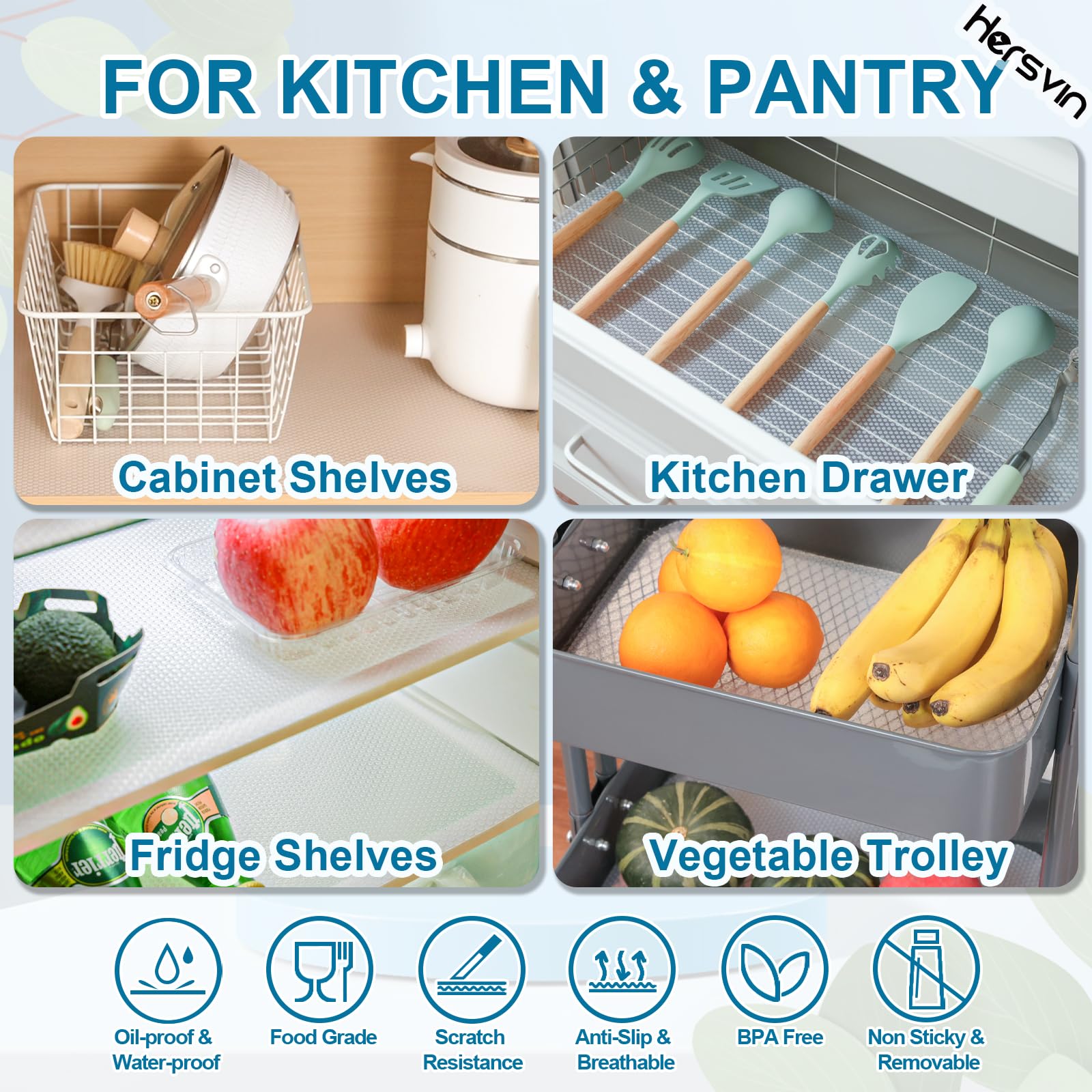 إيفا خزانة المطبخ الجرف بطانات - مراجعة Kitchen Gadgets Cabinet وسعره