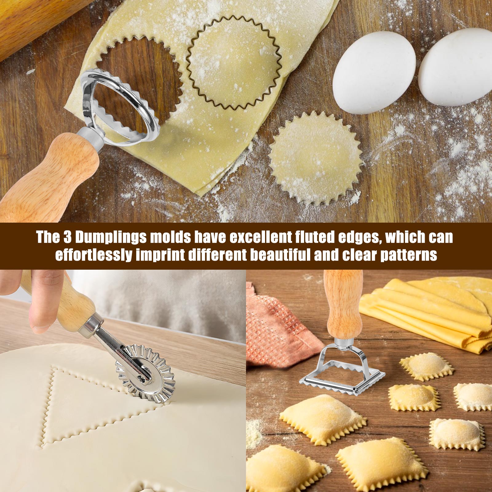 مجموعة قوالب صنع الرافيولي 4/5 - مراجعة Kitchen Gadgets Under $10 وسعره