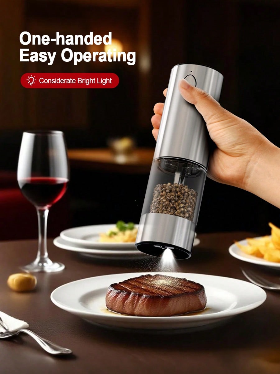 مجموعة مطحنة ملح وفلفل كهربائي - مراجعة Kitchen Gadgets Gift Ideas وسعره