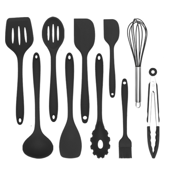 12 قطعة سيليكون أواني الطبخ غي - مراجعة Kitchen Gadgets Under $10 وسعره
