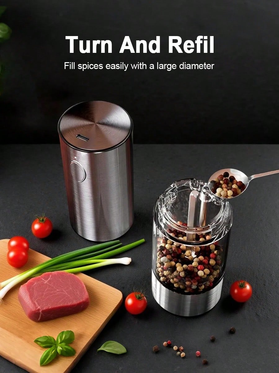 مجموعة مطحنة ملح وفلفل كهربائي - مراجعة Kitchen Gadgets Gift Ideas وسعره
