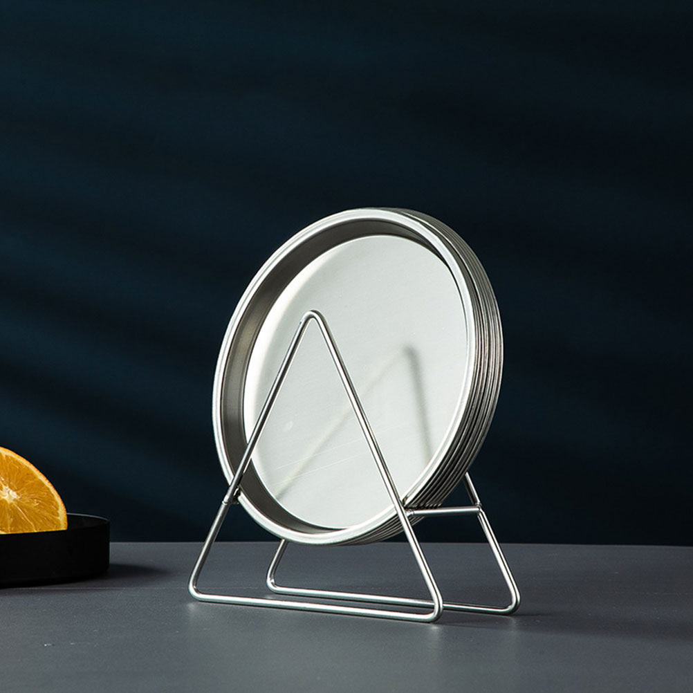 حامل أطباق معدني مثلث الشكل بس - مراجعة Kitchen Gadgets Holder وسعره