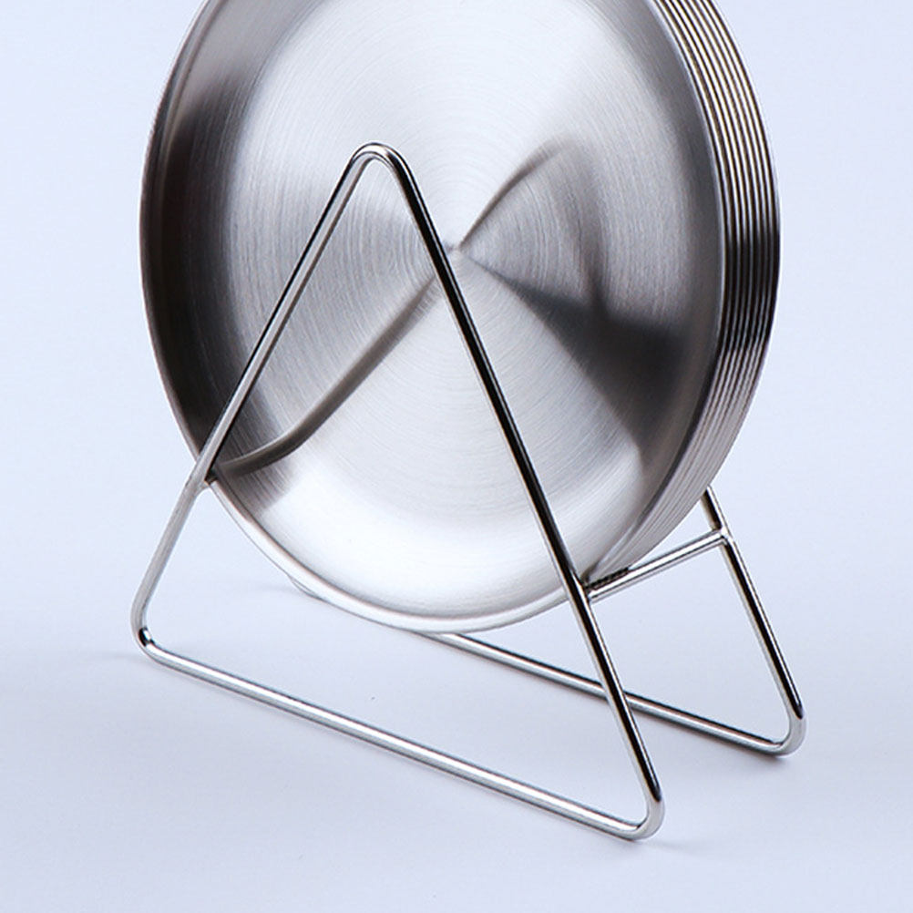 حامل أطباق معدني مثلث الشكل بس - مراجعة Kitchen Gadgets Holder وسعره