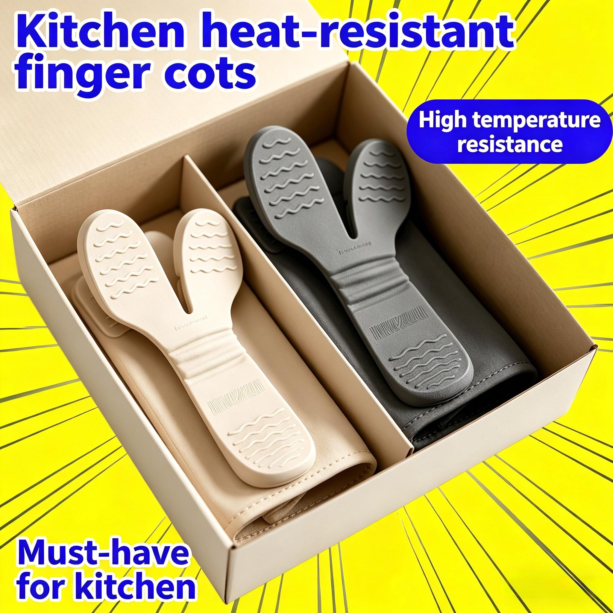 قفازات طهي سيليكون مضادة للانز - مراجعة Kitchen Gadgets Built In وسعره