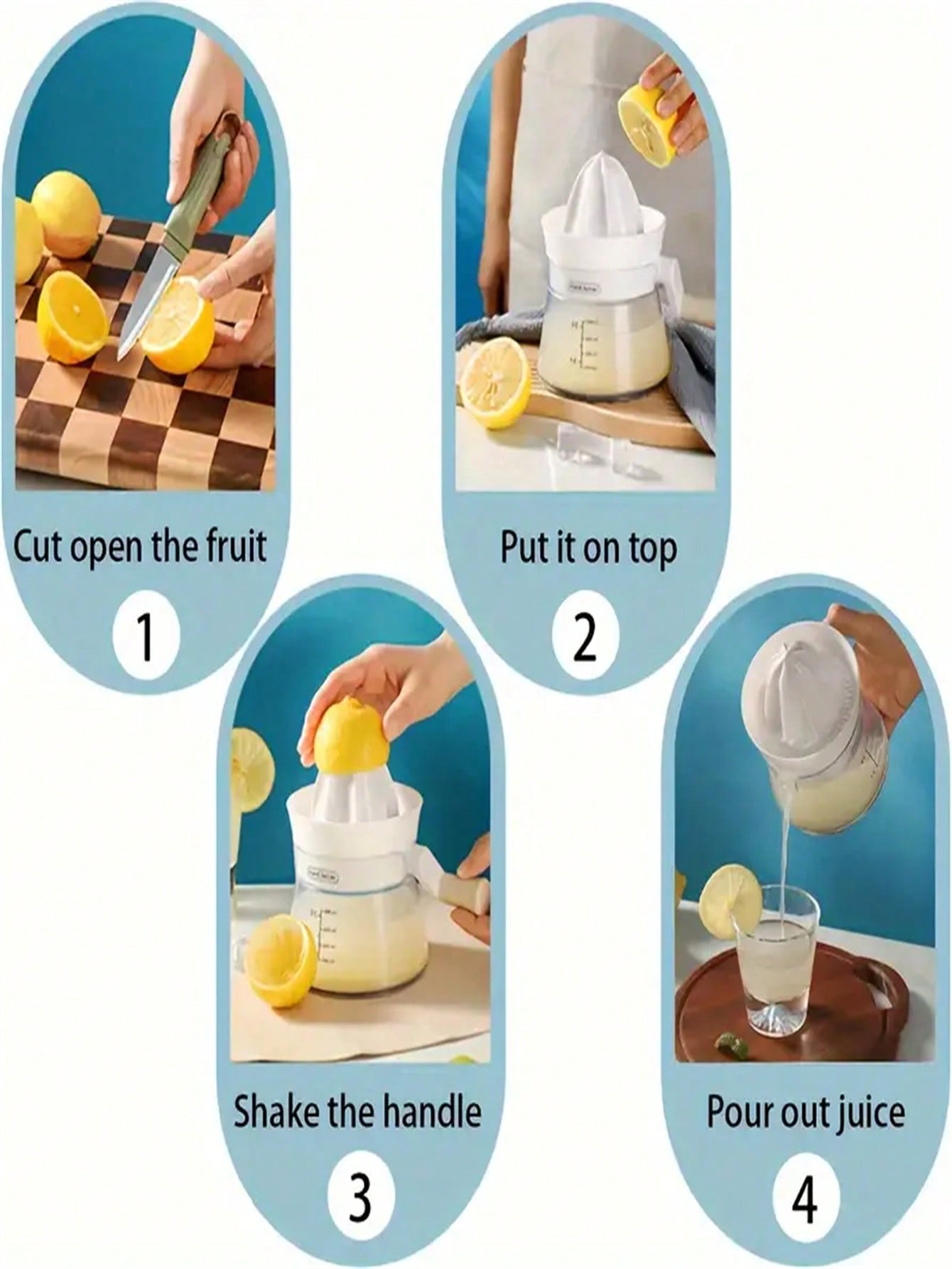 قطعة واحدة من عصارة يدوية متعد - مراجعة Kitchen Gadgets Built In وسعره