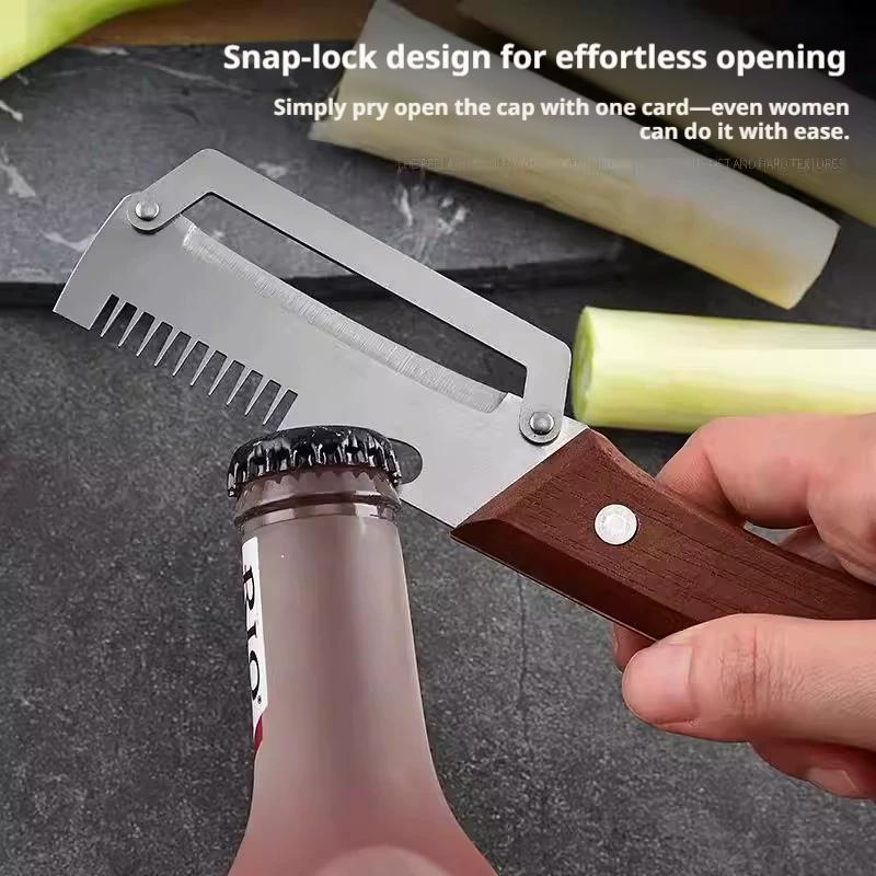 مقشرة خضروات مسننة 2 في 1، سكي - مراجعة Kitchen Gadgets Built In وسعره